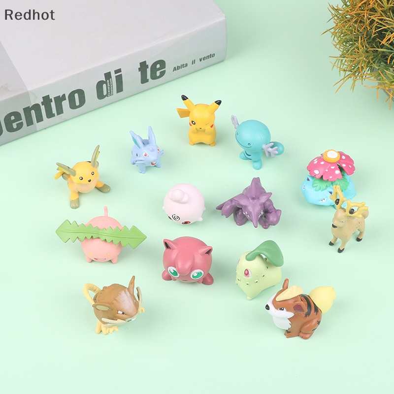 &lt; Redhot &gt; Bộ 13 Mô Hình Nhân Vật Hoạt Hình Charmander Jigglypuff