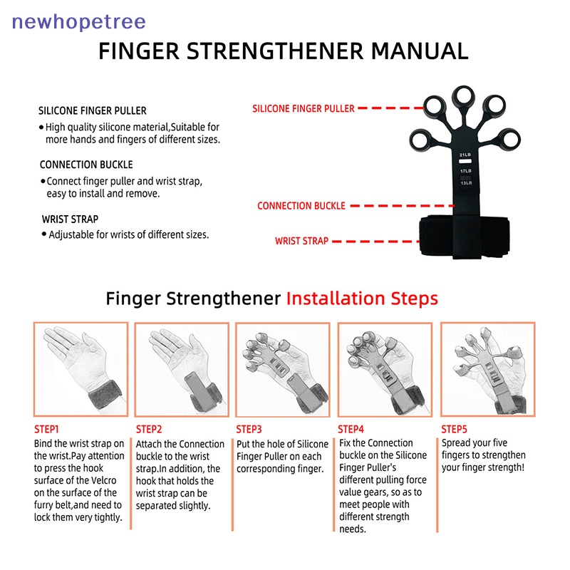 Ntvn Dụng Cụ Luyện Tập Mở Rộng Ngón Tay Linh Hoạt