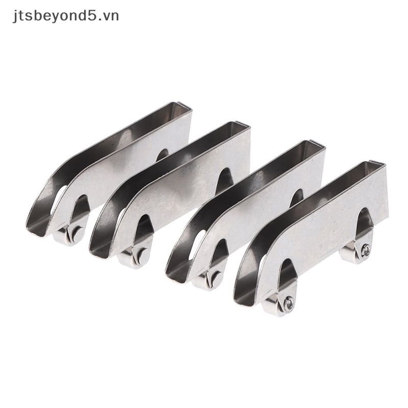 # JY #4PC sắt ròng rọc 5mm kính cửa trượt bánh xe kẹp theo dõi con lăn Runner ..