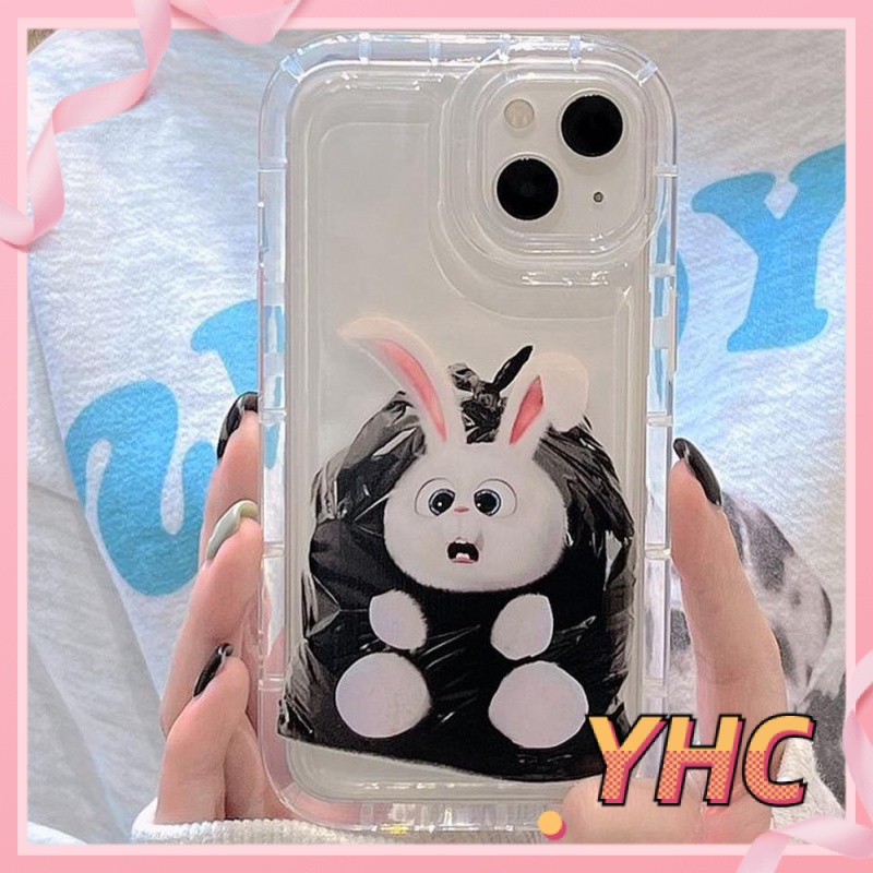 Ốp Lưng iPhone Túi rác, túi khí thỏ, vỏ điện thoại chống rơi, vỏ mềm trong suốt giảm chấn Cho Iphone 6 / 6S / 6splus / se / 7 / 7plus / 8 / 8plus / X / xs / xsmax / 11 / 12 / 13 / 14 / Plus / pro max-736