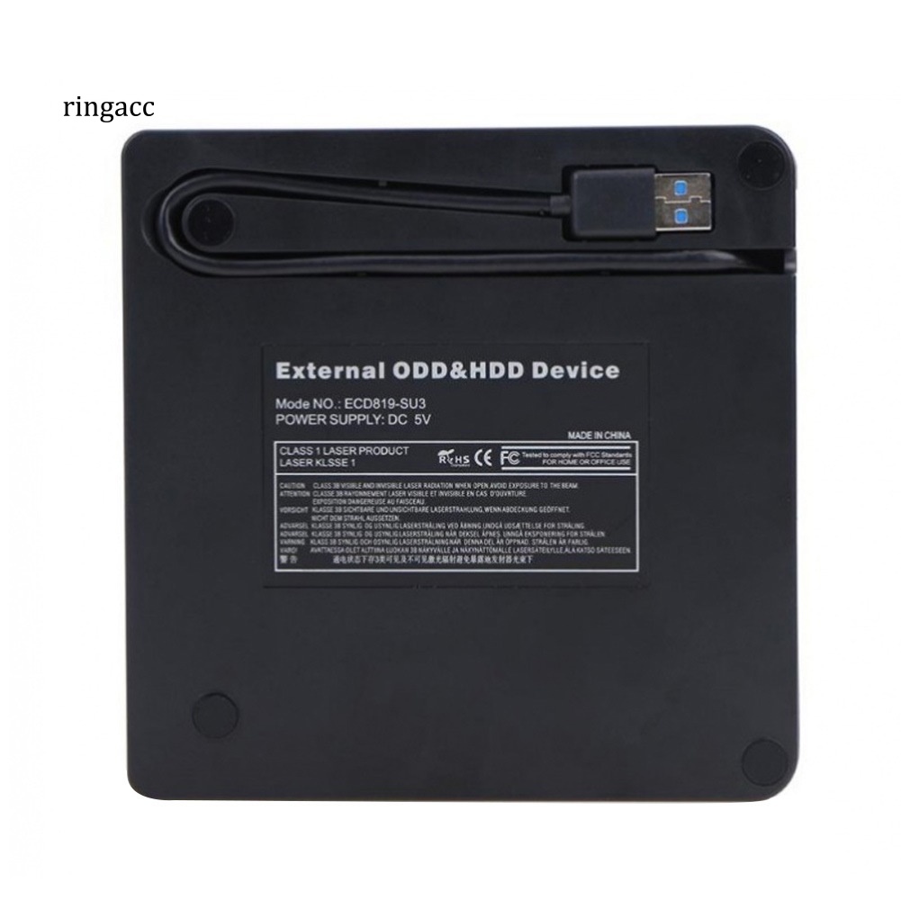 Ổ Đĩa CD-ROM DVD-RW VCD Dùng Ngoài Kết Nối USB 3.0 Cho Máy Tính