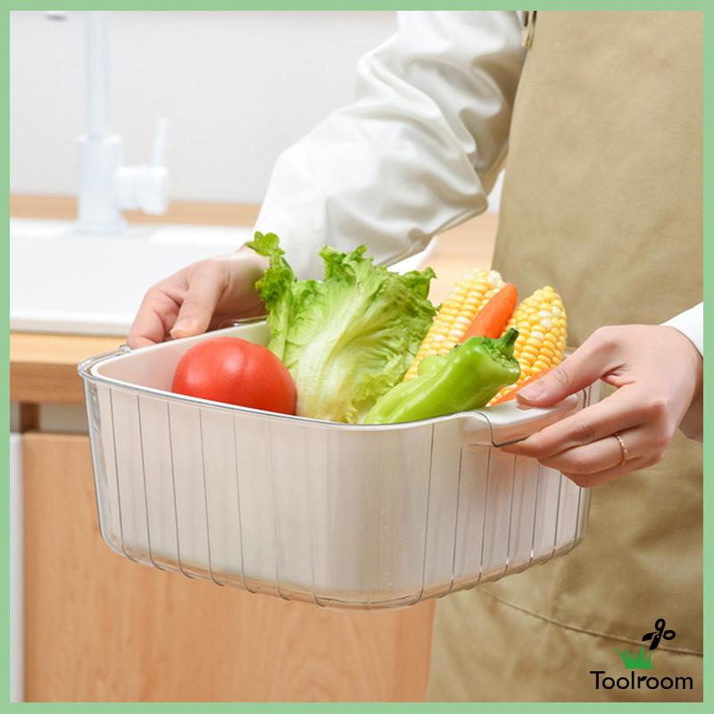 Bộ 3 Dụng Cụ Lọc Hai Lớp Màu Trắng Giúp Tiết Kiệm Không Gian Nhà Bếp