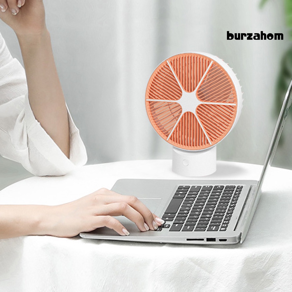 Quạt Làm Mát Mini Để Bàn Hình Quả Bưởi Có Thể Sạc Lại Bằng Cổng USB