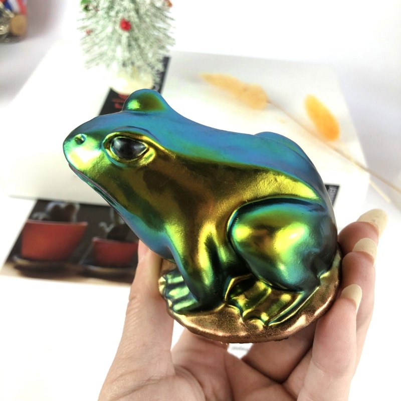 Khuôn Silicon Làm Nến Xà Phòng Hình Chú Ếch 3D Dễ Thương DIY