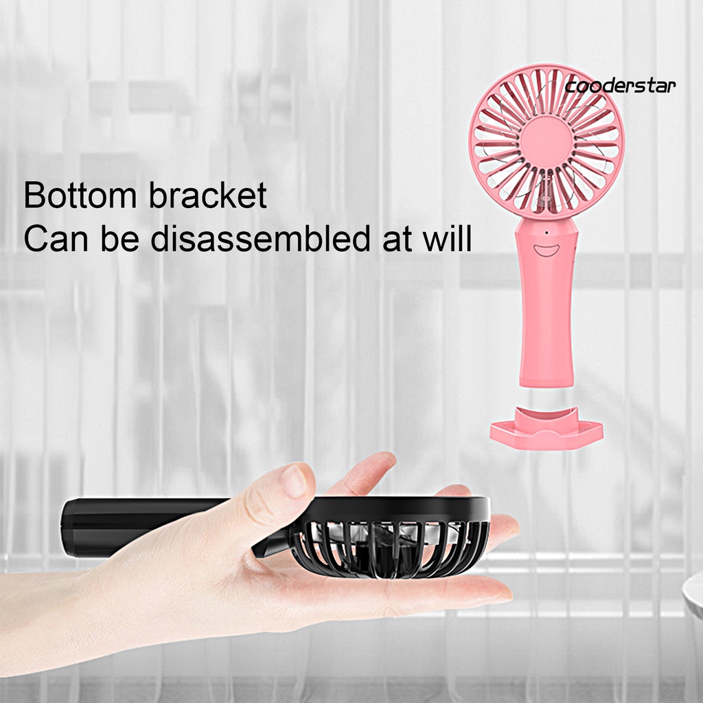 1 Bộ Quạt Làm Mát Cầm Tay Có Thể Điều Chỉnh Chế Độ Gió Mạnh Không Ồn Sử Dụng Hàng Ngày