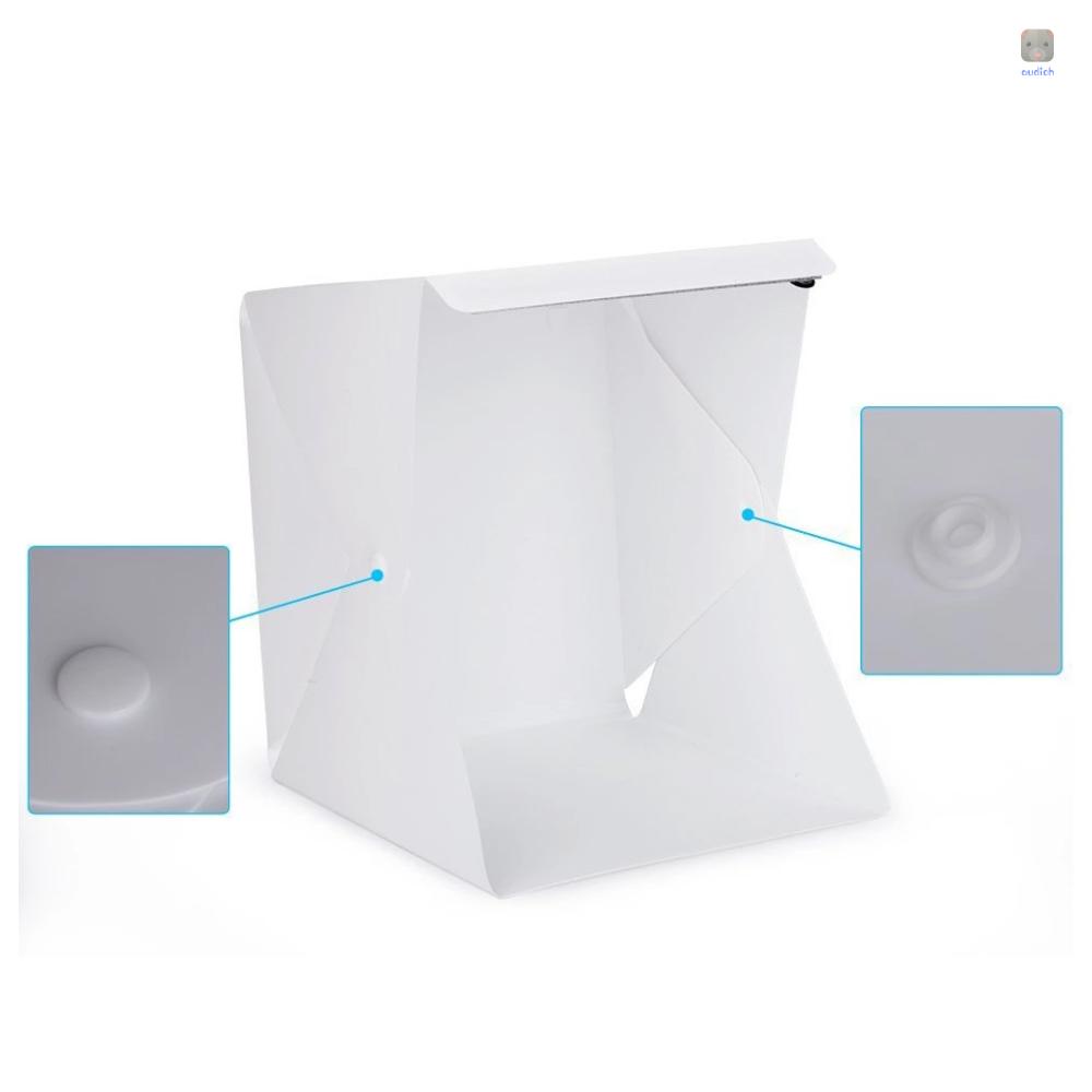 Hộp Chụp Ảnh Mini Mềm Mại Có Đèn LED 200 / 300 / 400mm