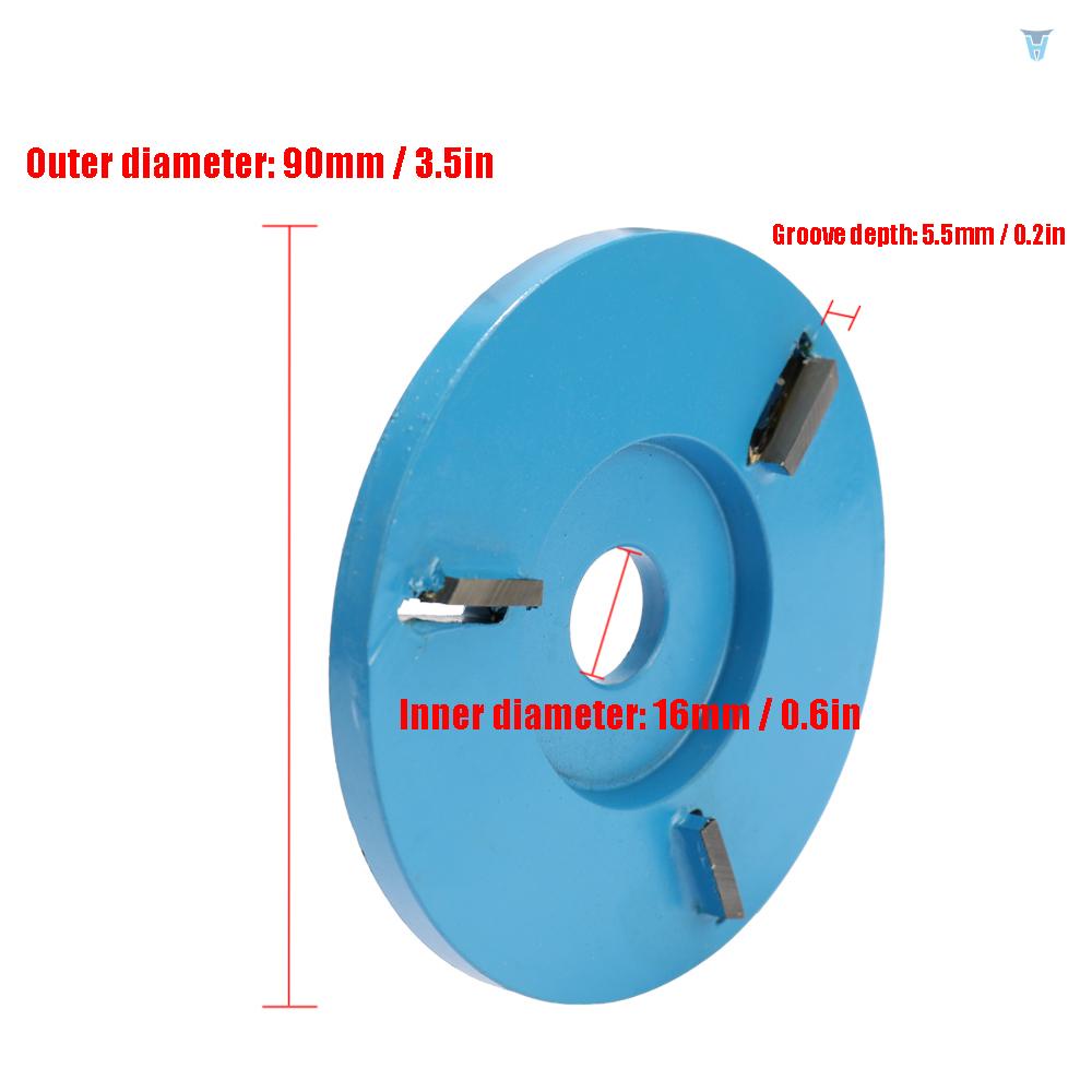 Đĩa Mài Cắt Gỗ Ba Răng Chuyên Dụng Cho Máy Mài Góc 16mm