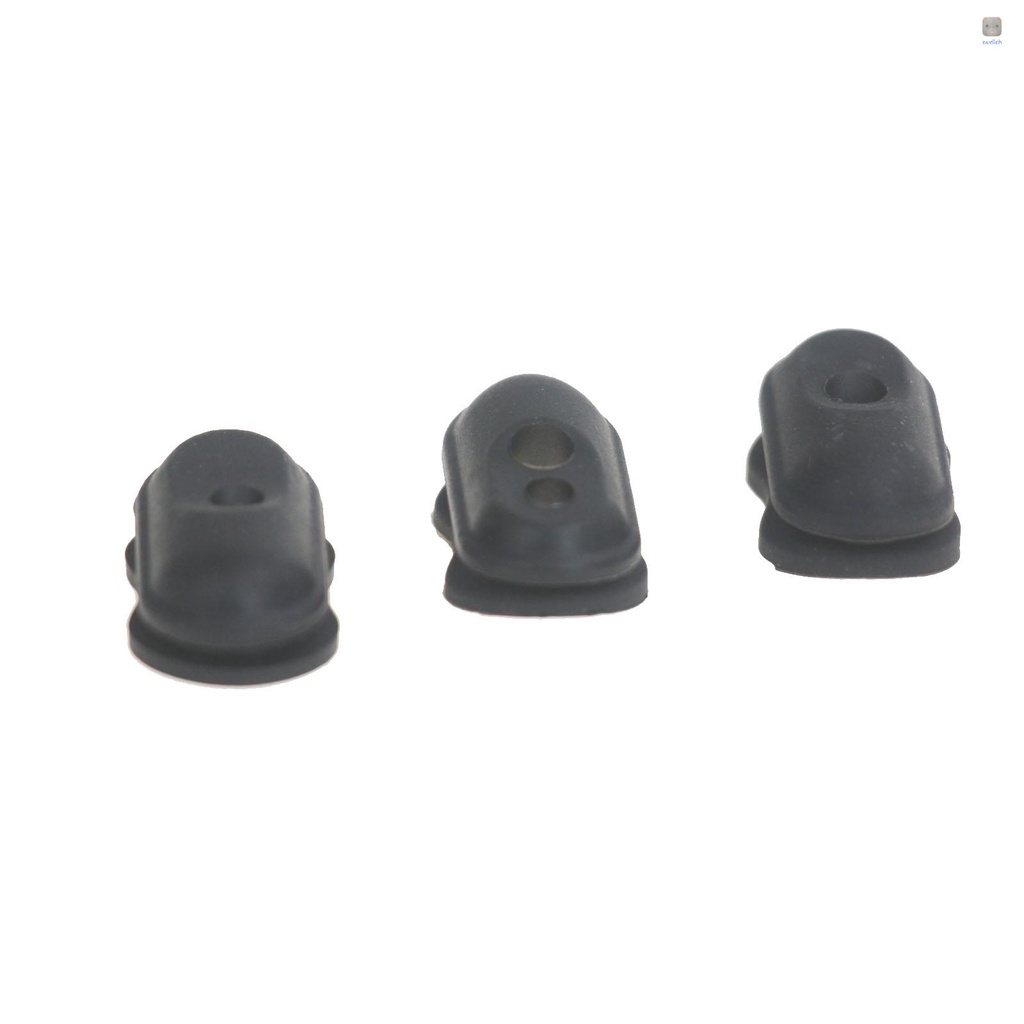 Bộ 3 Nút Bịt Bằng Silicone Màu Đen Chống Bụi Cho Ổ Cắm Điện