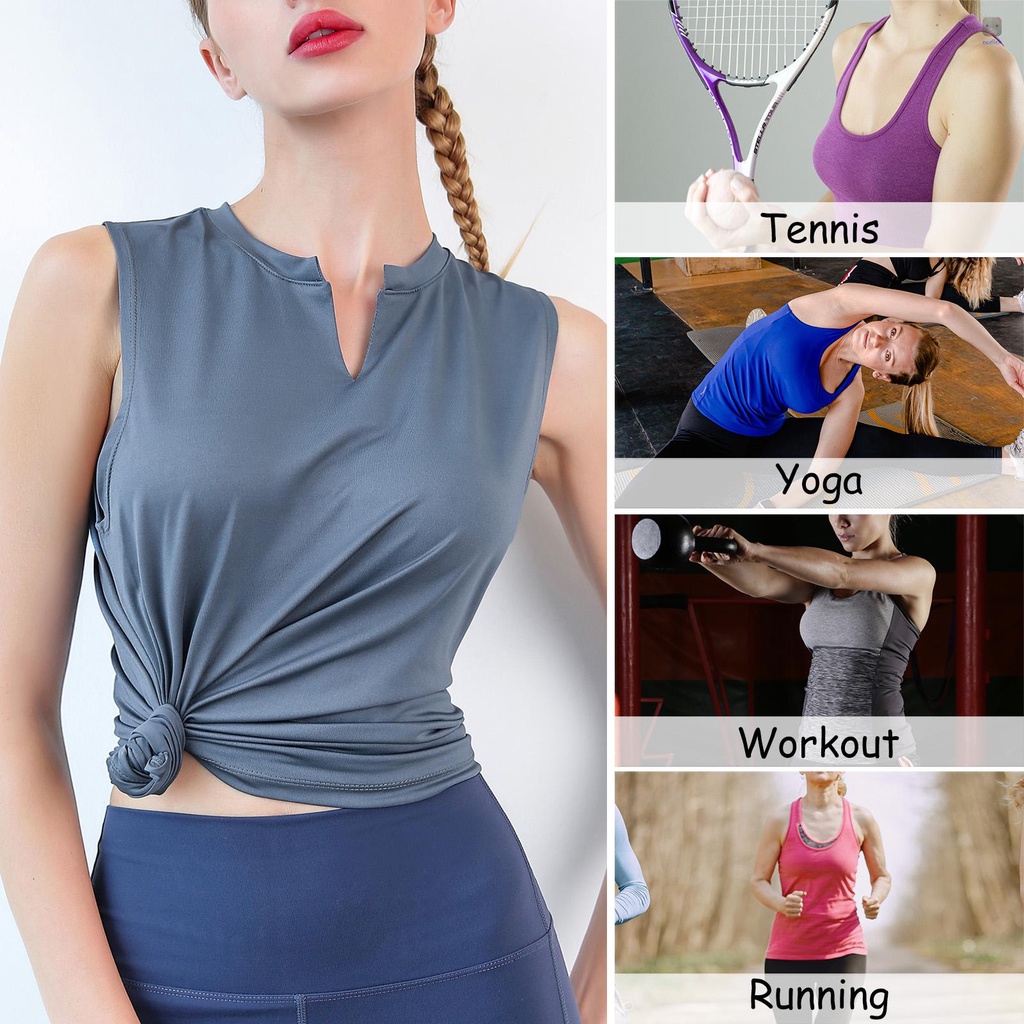 Áo Tank Top Thể Thao Sát Nách Chất Liệu Thấm Hút Khô Thoáng Nhanh Chóng