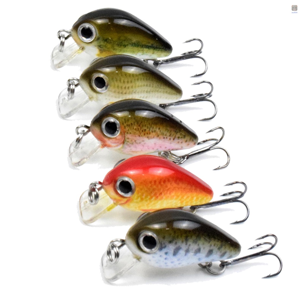 Mồi Giả Câu Cá 3D Bằng Nhựa Cứng 1.1 in / 0.06 oz