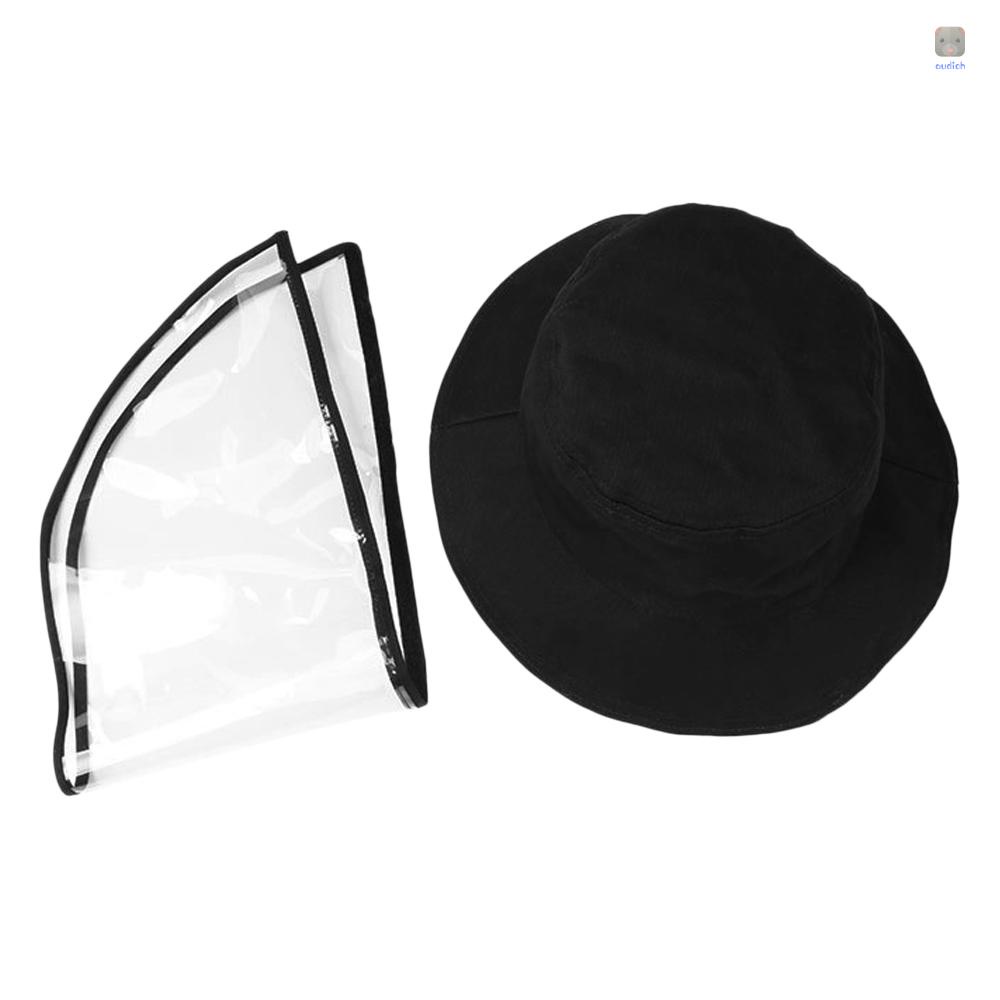 Mũ Chống Nắng Chống Tia UV Có Tấm Che Mặt Bảo Vệ Chống Bụi Chống Giọt Bắn Có Thể Tháo Rời Dùng Khi Đi Câu Cá /