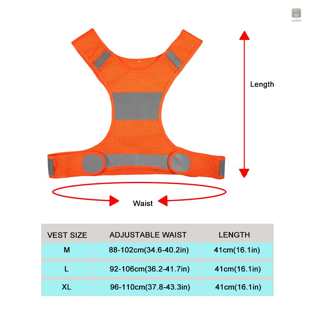Áo Bảo Hộ Phản Quang Trọng Lượng Nhẹ An Toàn Cho Nam Nữ Chạy Bộ / Đạp Xe