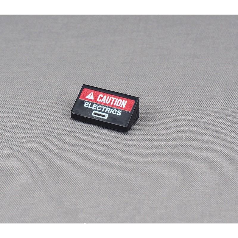 COMBO 2 Biển Báo KK01 Thông Báo Nguy Hiểm Các Loại Khác Nhau - Phụ Kiện Đồ Chơi Lắp Ráp MOC