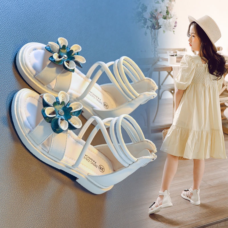 Giày Sandal Công Chúa Đế Mềm Thời Trang Mùa Hè 2023 Dành Cho Bé Gái