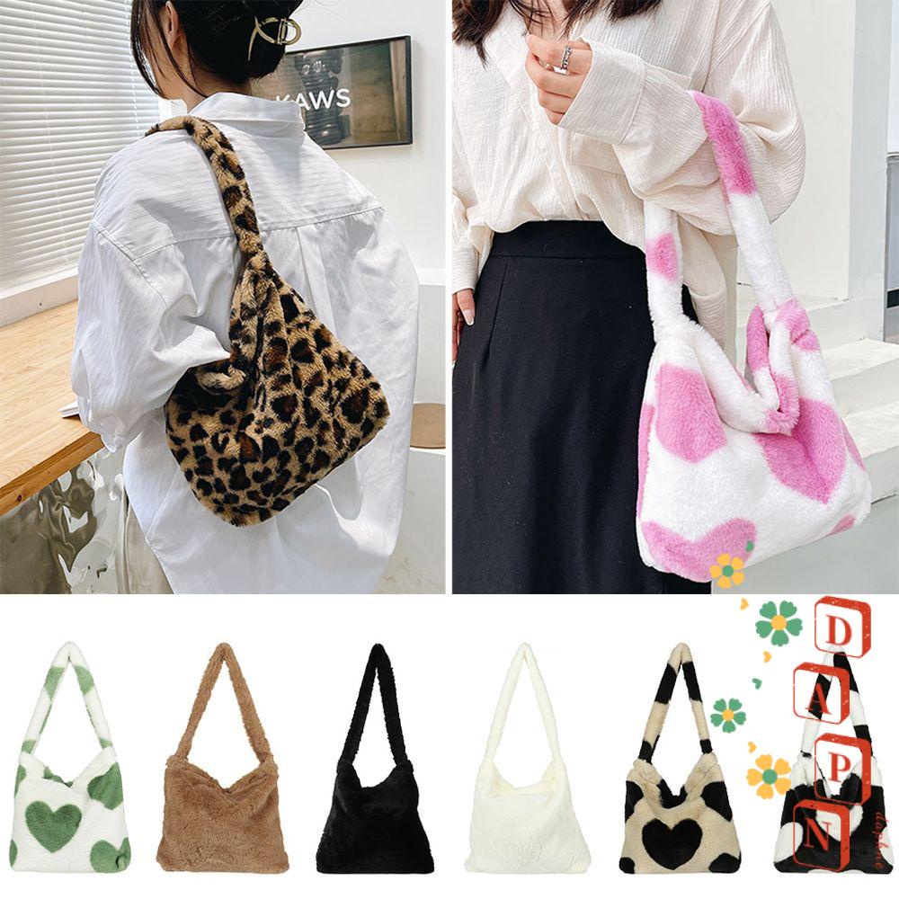 Túi Đeo Vai DAPHS Lông Xù Thời Trang Thu Đông Dành Cho Nữ