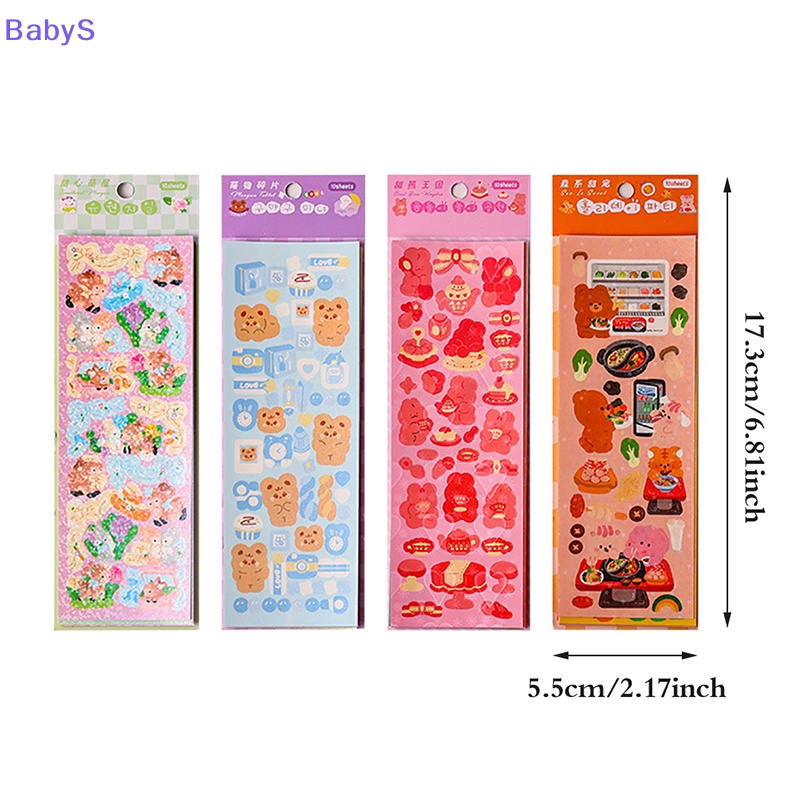 Bộ 10 Tấm Sticker In Hình Hoa Kpop Dễ Thương Dùng Để Trang Trí Sổ