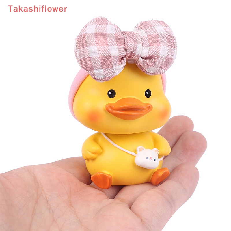 Mô Hình Chú Vịt Lắc Đầu Bằng Nhựa Resin Dễ Thương Dùng Trang Trí Xe Hơi