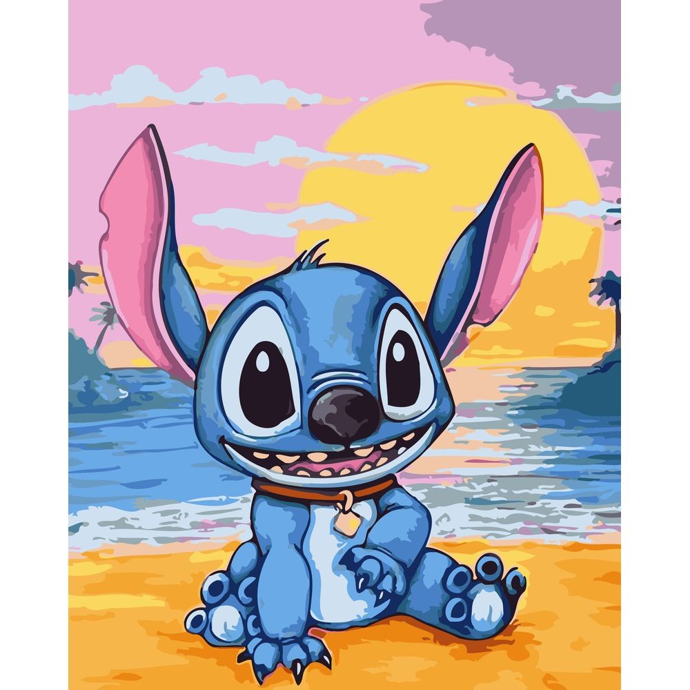 Tranh Sơn Dầu Tổng Hợp Hình Stitch 20821 40x50cm