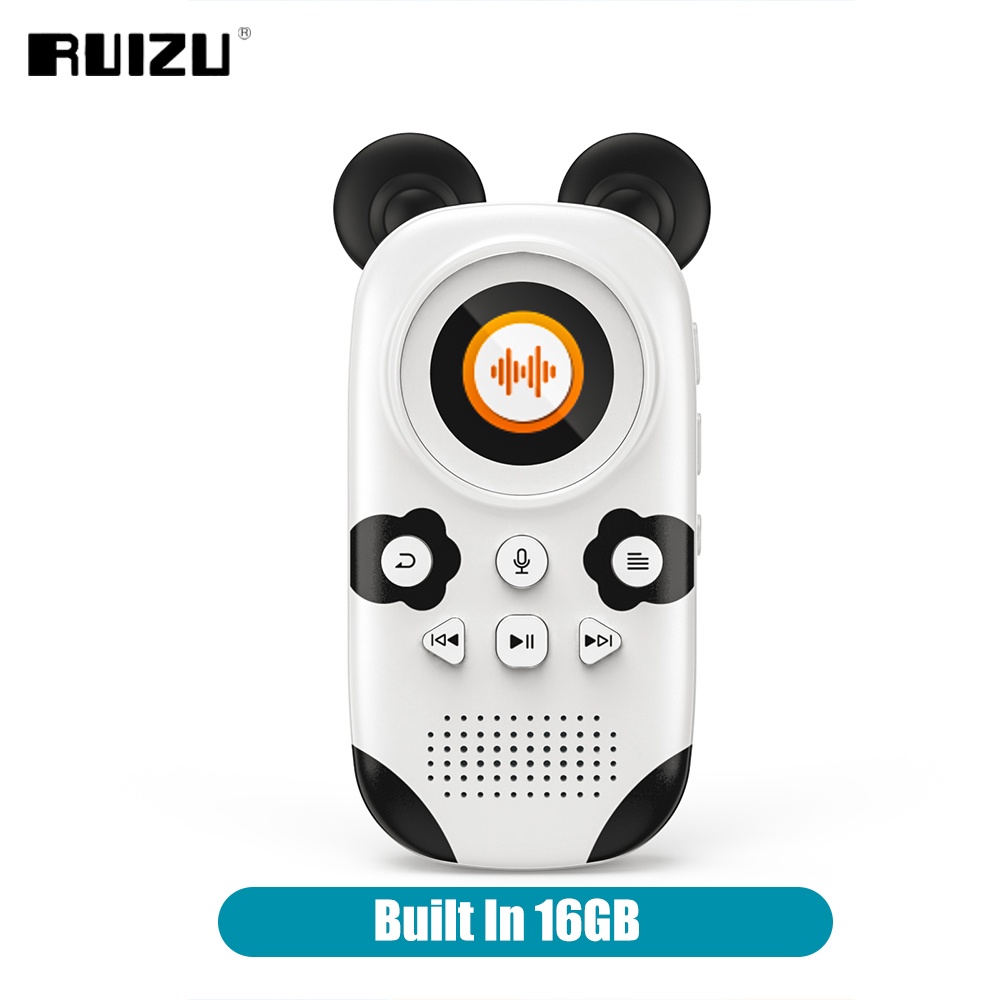Máy Nghe Nhạc MP3 RUIZU X31 Kết Nối Bluetooth Kèm Loa Mini Hỗ Trợ Thẻ TF Đài FM Cho Bé