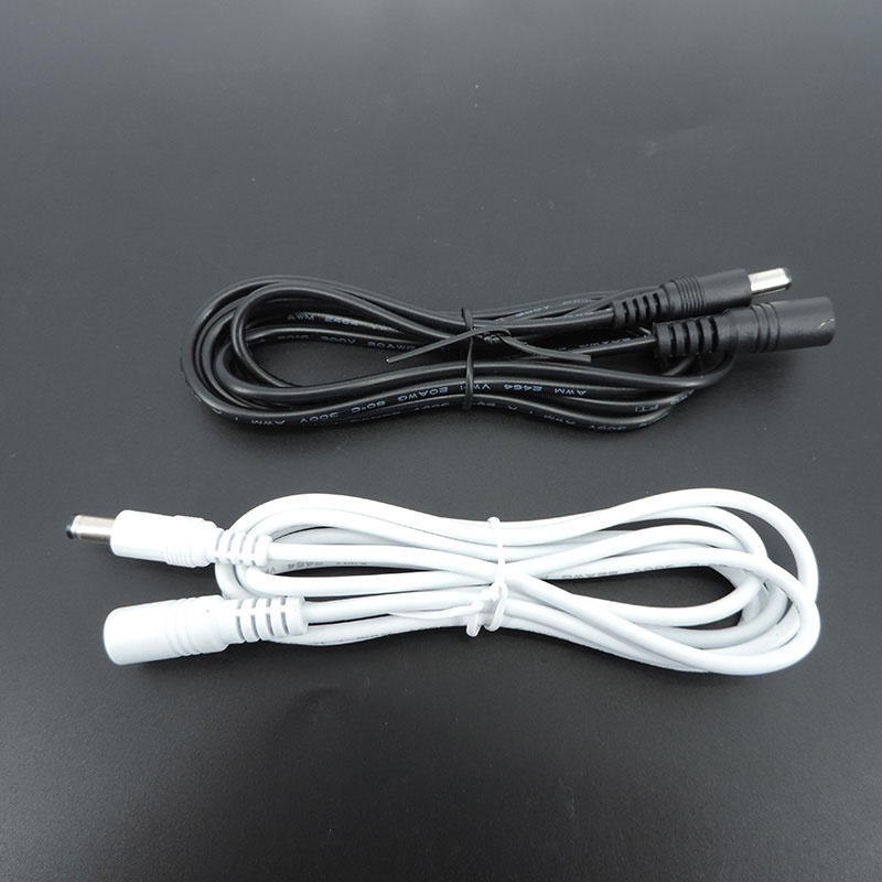 1 / 1.5 / 5m Dây Cáp Nối Nguồn DC 20awg 22Wg 5.5x2.1mm
