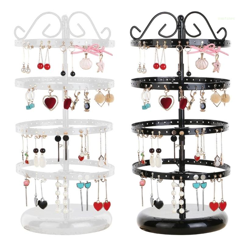 Giá Đỡ Trưng Bày Bông Tai Xoay 220 Lỗ Thiết Kế Tinh Tế