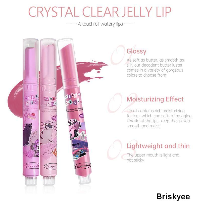 💄Son Môi Gegebear Trái Tim Dưỡng Ẩm Chống Nước Không Phai Màu Sắc Quyến Rũ