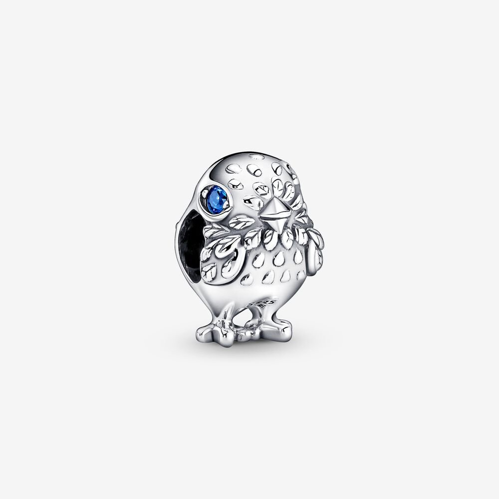 Charm Pandora Lucky White Owl Dangle Charm 1210 - Bạc S925