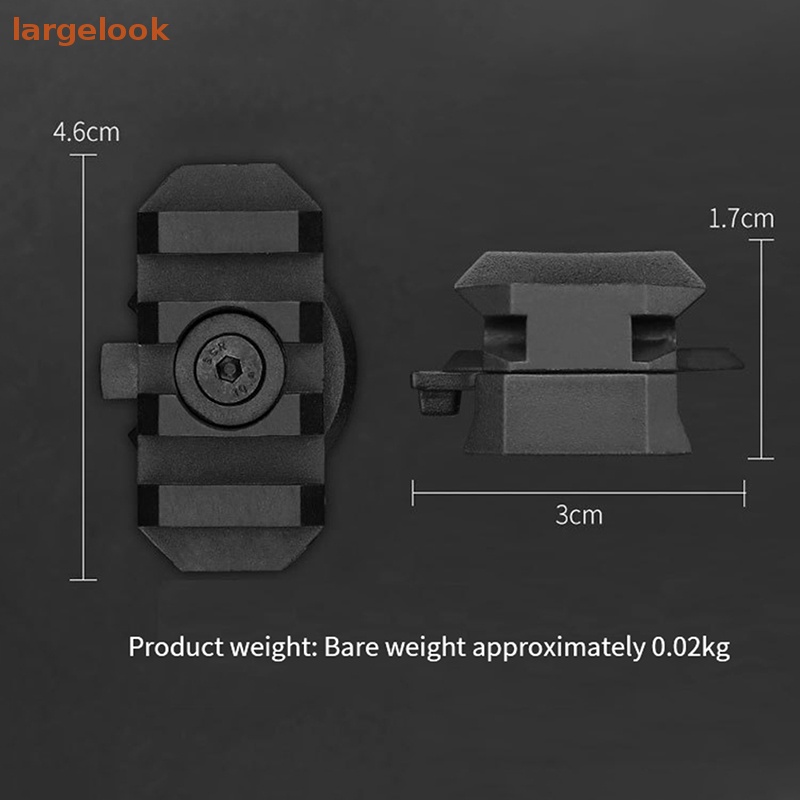 1 Cặp Giá Đỡ Gắn Mũ Bảo Hiểm Xoay 360 Độ Có Thể Điều Chỉnh Kích Thước 19mm