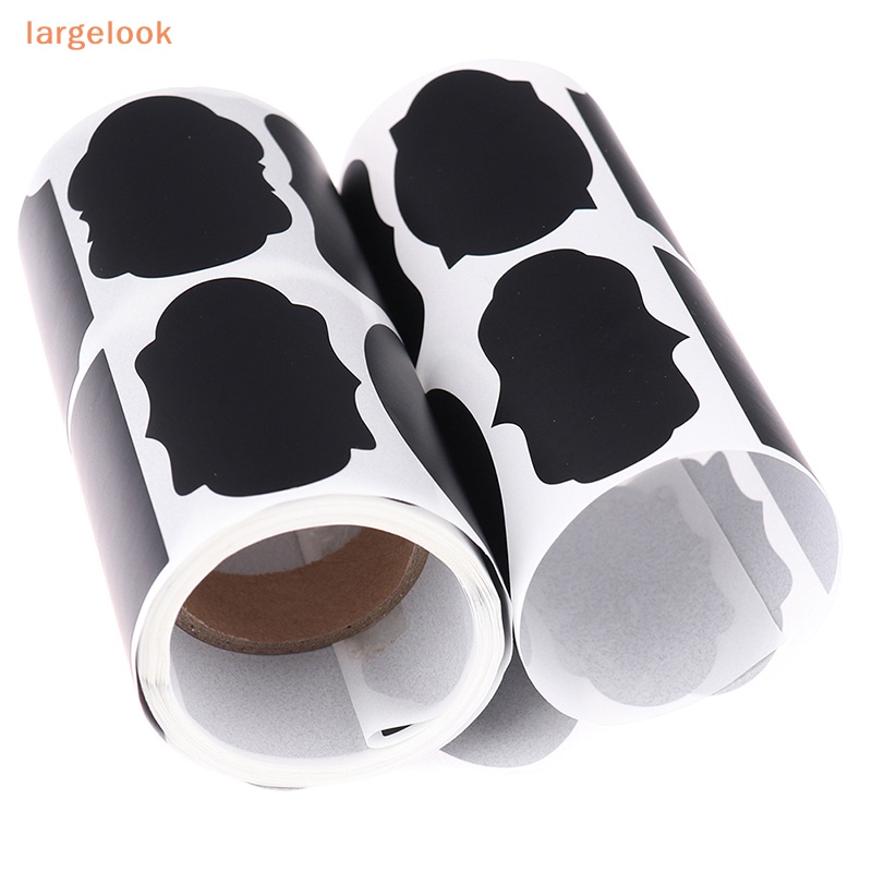 Cuộn 250 Nhãn Dán Chống Thấm Nước Hình Bảng Đen Tiện Dụng Cho Nhà Bếp