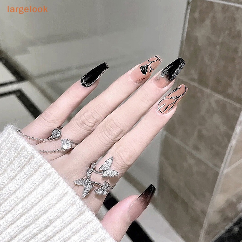 Hộp 24 Móng Tay Giả Phủ Toàn Diện Tháo Rời Được