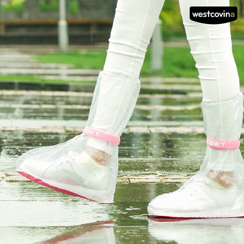 [COD]☁1 Cặp Vỏ Bọc Giày Bốt Bảo Vệ Chống Trượt Chống Thấm Nước