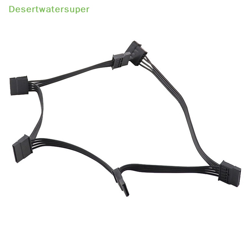 Cáp Chia Nguồn Ổ Cứng 4pin IDE Male 1 Sang 5 SATA 15Pin