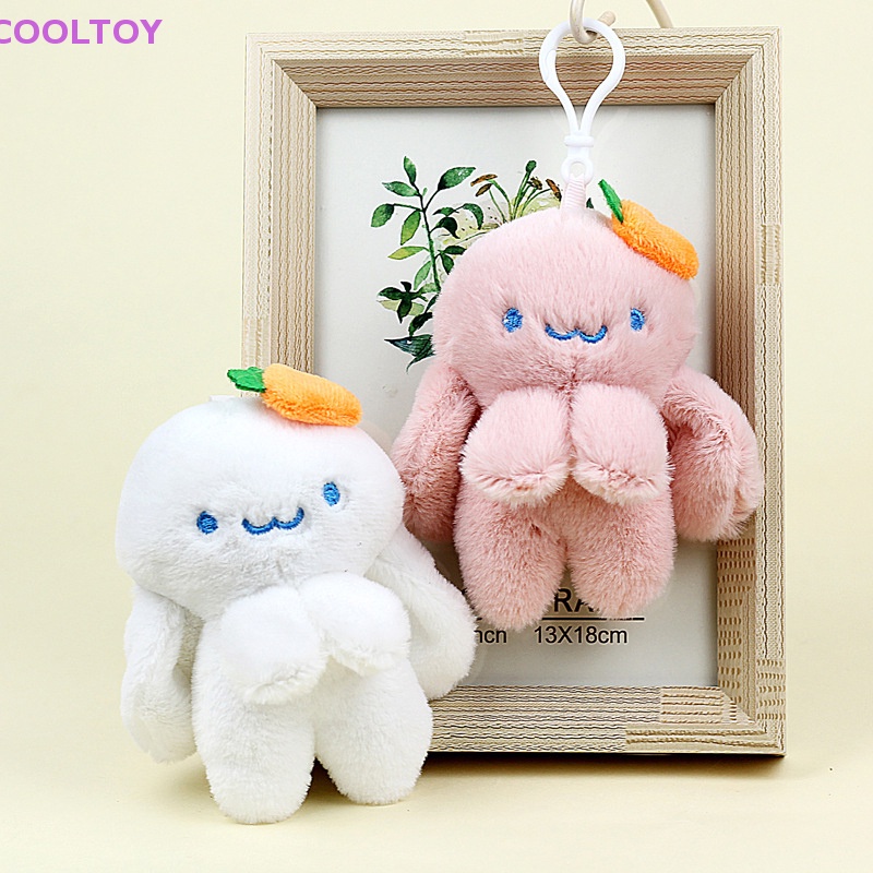 Móc Khóa Hình Bạch Tuộc / Thỏ Hoạt Hình Nhồi Bông Dễ Thương
