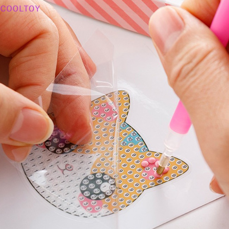 Cooltoy Bộ Nhãn Dán Họa Tiết Bạch Tuộc Đính Đá Nghệ Thuật Dễ Thương DIY Dành Cho Trẻ Em