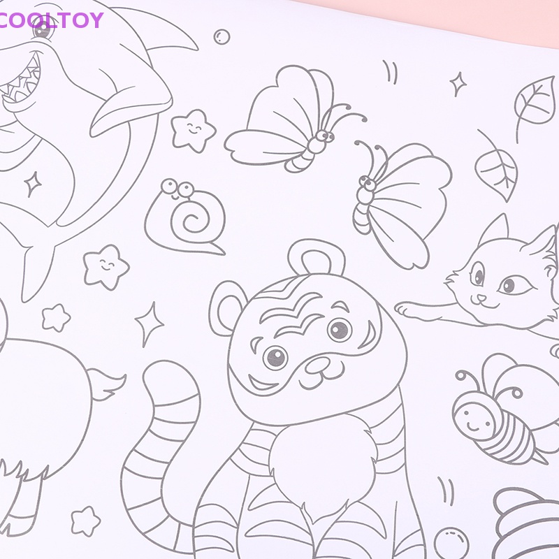 Cooltoy Cuộn Giấy Vẽ Graffiti 2m Màu Sắc Dành Cho Trẻ Em