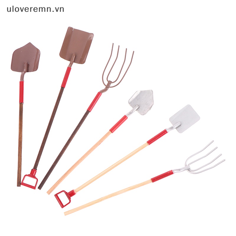 Set 3 Xẻng Làm Vườn Thu Nhỏ 1: 12 Trang Trí Nhà Búp Bê