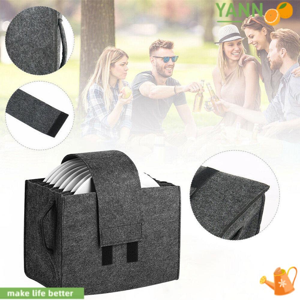 Giá Đỡ Dĩa Bằng Vải Nỉ Nhiều Tầng Có Thể Gấp Gọn Tiện Lợi