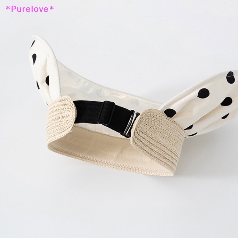 Nón Tai Bèo Rộng Vành Họa Tiết Chấm Bi Xinh Xắn Dành Cho Nữ Mới