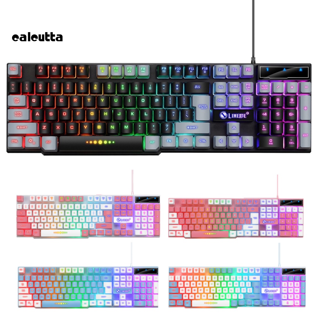 Bàn Phím + Chuột Chơi Game Có Dây Chống Trượt Bền Bỉ Dành Cho Văn Phòng / Laptop