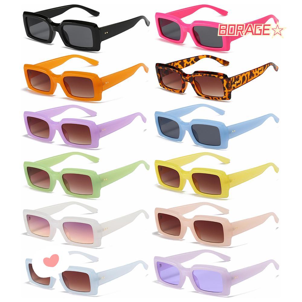 Kính Mát Vuông Chống Tia UV400 Phong Cách Cổ Điển Dành Cho Nam