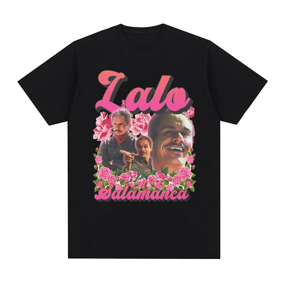 Lalo Salamanca Áo Thun Cotton Tay Ngắn In Chữ Better Call Saul Đồ Họa Phong Cách Gothic Vintage Cho Nam
