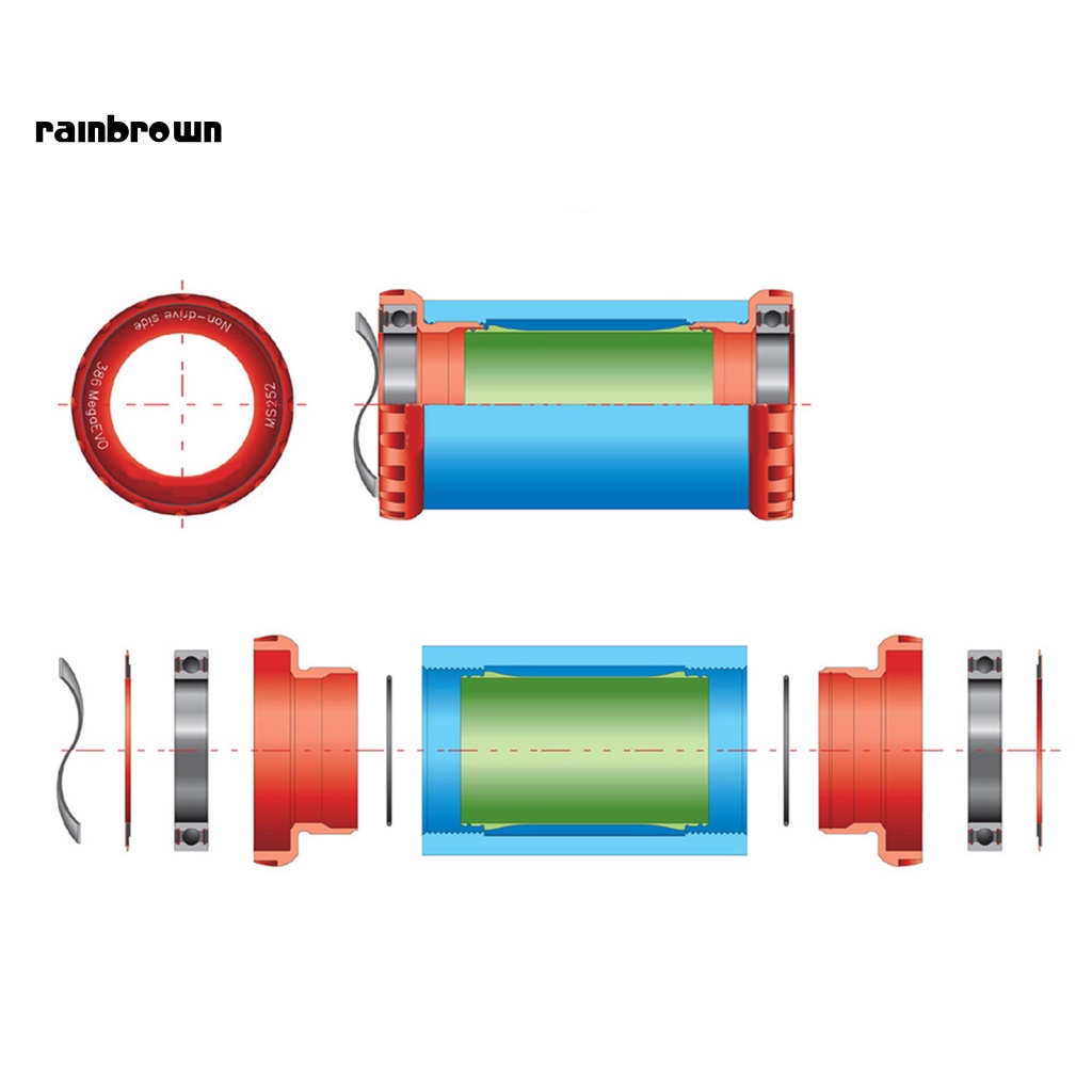 2 Vòng Bi BSA30 Bằng Sứ Cho Xe Đạp Leo Núi FSA