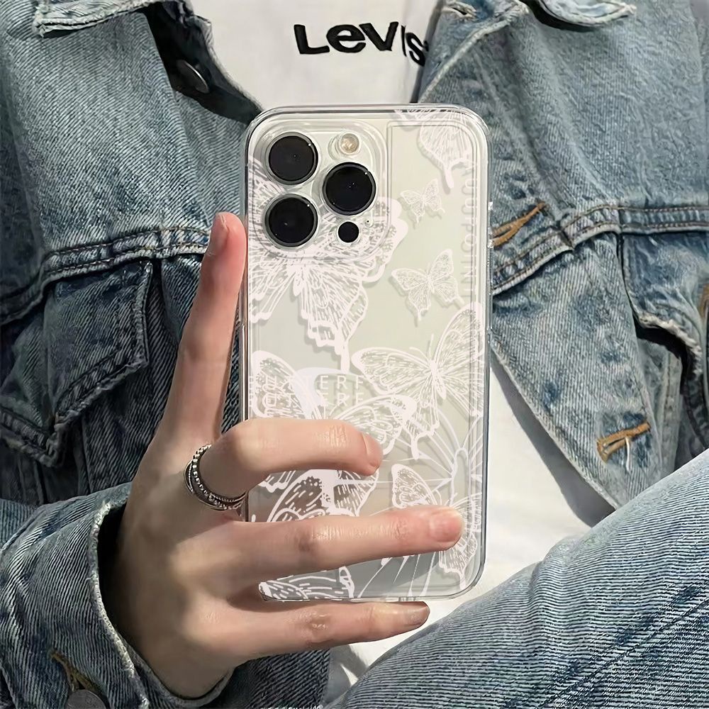 ✅Ốp Điện Thoại Dẻo Họa Tiết Bươm Bướm Đơn Giản Thời Trang Chống Sốc Cho iPhone12 11 1378max 14pro 6In6