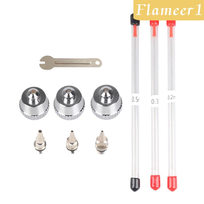 Set 1 / 10 Vòi Phun Khí Nhỏ Kèm Cờ Lê Dùng Làm Đồ Thủ Công