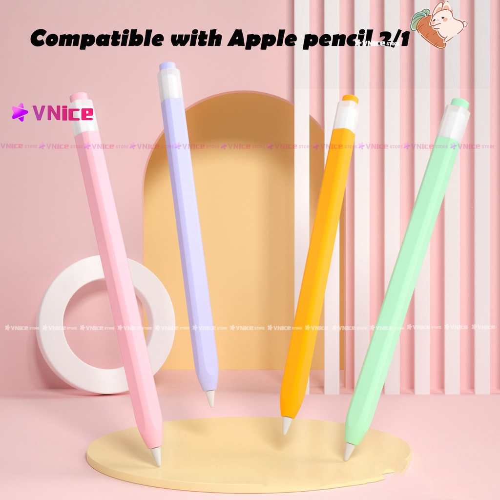 Vỏ Bảo Vệ Bút Cảm Ứng Chống Trượt Chống Rơi Cho iPad Apple Pencil 2 1