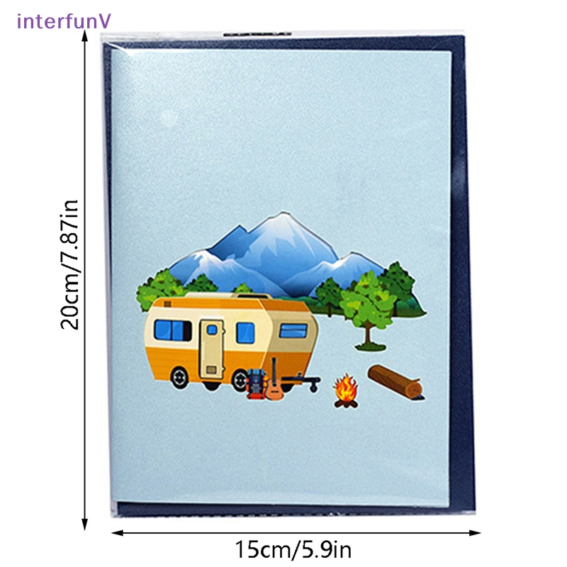 Thẻ 3D RV Chuyên Dụng Cho Cắm Trại / Du Lịch / Đi Bộ Đường Dài