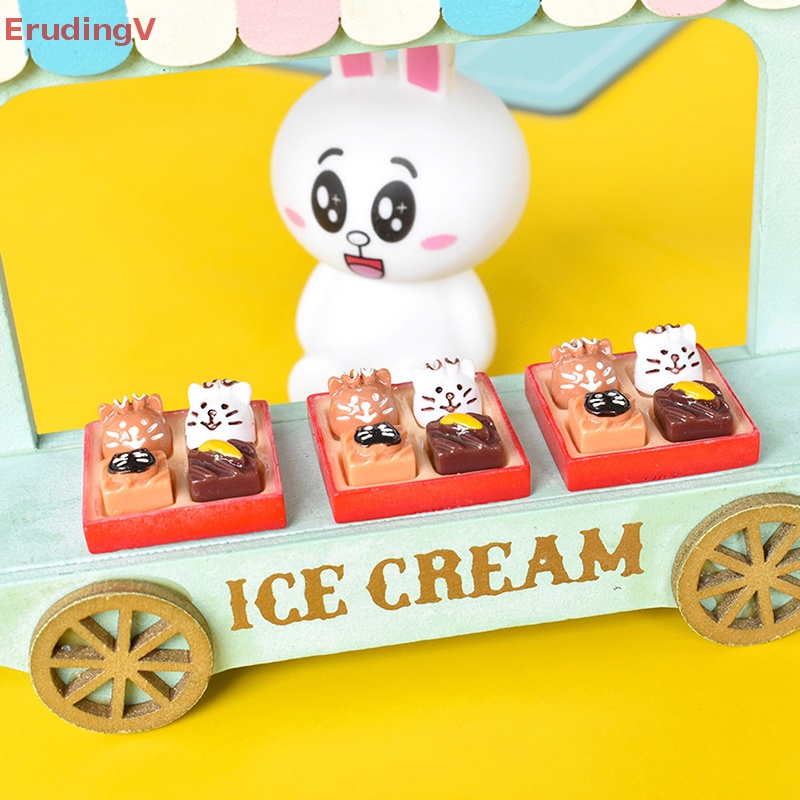 1 Bộ Mô Hình Hộp Cơm / Sô Cô La / Bento Đồ Ăn Nhẹ Nhàng Trang Trí Nhà Búp Bê [ErudingV]