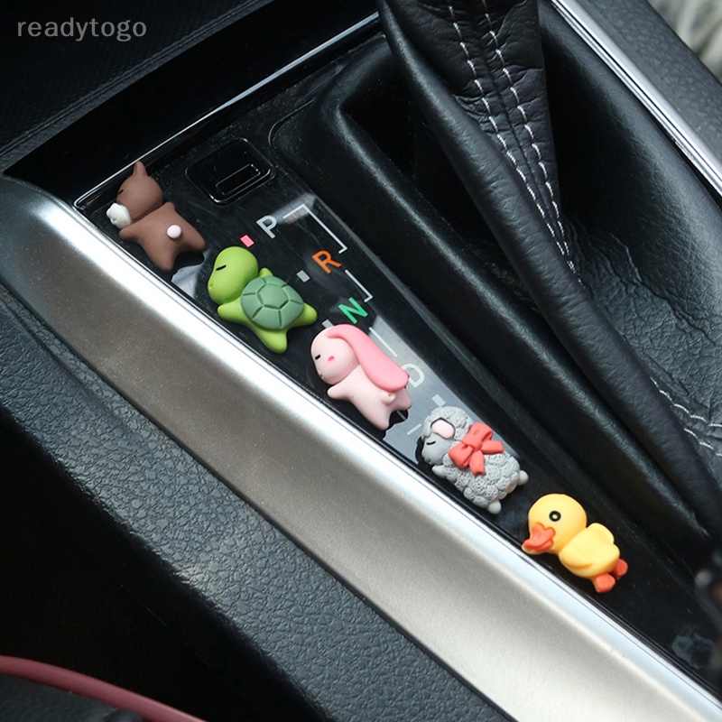 Đồ Trang Trí Xe Hơi / Xe Máy Mini Hình Động Vật Đang Ngủ Bằng Nhựa Resin Dễ Thương