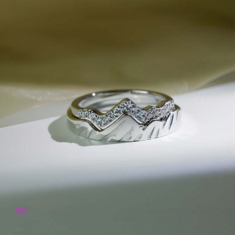 Ygt Bộ Nhẫn Đính Đá Zircon Kiểu Vintage Thời Trang Cho Nữ