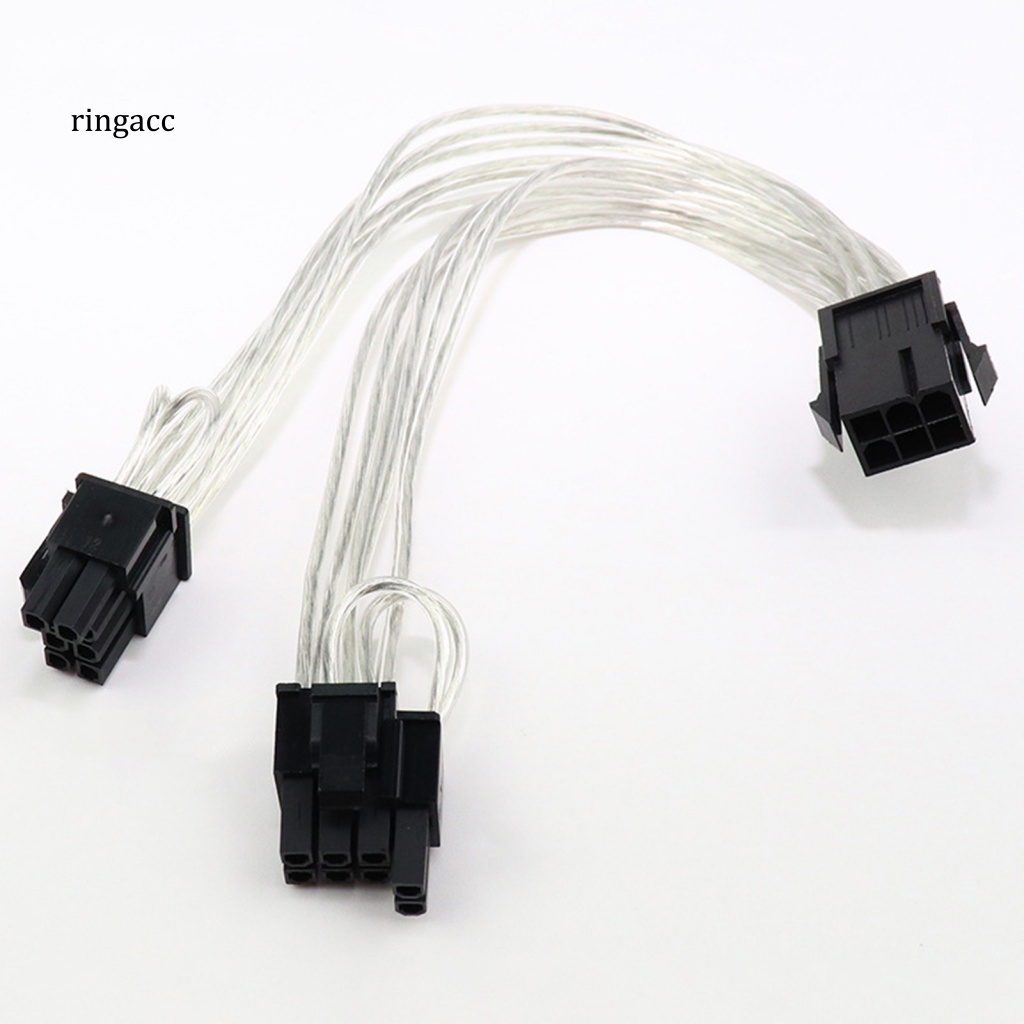 Cáp Chuyển Đổi Nguồn Điện 21cm 6Pin / 8Pin Sang Dual 8Pin Chuyên Dụng Cho Máy Tính Ốp